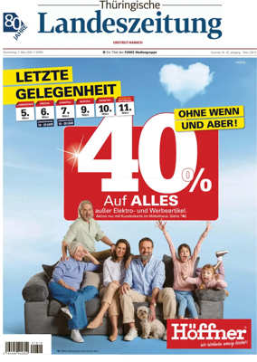 Cover of Thuringische Landeszeitung (Unstrut-Hainich-Kreis)