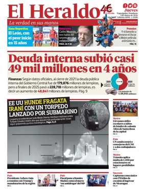 Cover of Diario El Heraldo