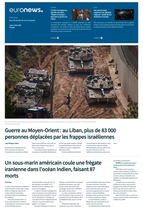 Cover of EuroNews (French Edition)