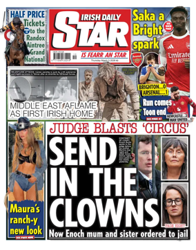 Cover of Irish Daily Star