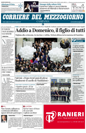 Cover of Corriere del Mezzogiorno (Campania)