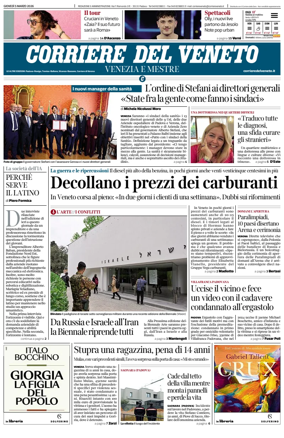 Cover of Corriere del Veneto (Venezia e Mestre)
