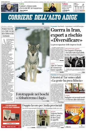 Cover of Corriere dell'Alto Adige