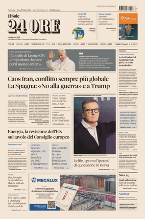 Cover of Il Sole 24 Ore