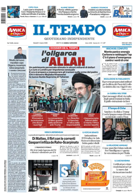 Cover of Il Tempo (Nazionale)