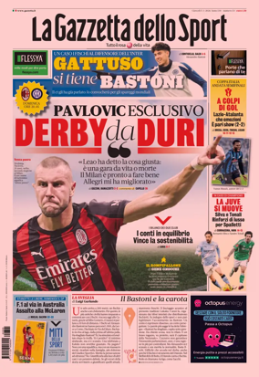 Cover of La Gazzetta dello Sport - Napoli