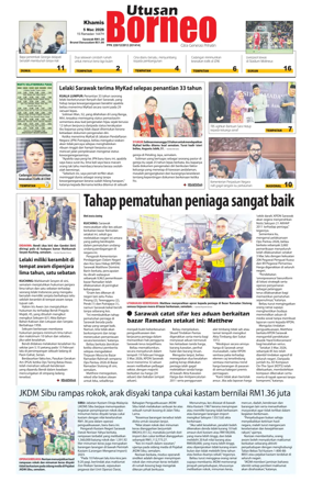 Cover of Utusan Borneo (Sarawak)