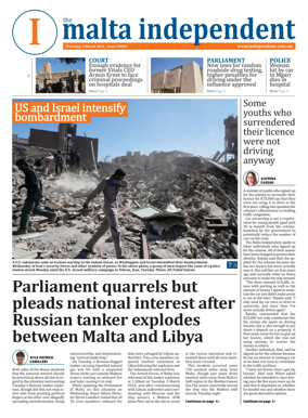 Cover of Malta Independent