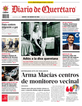 Cover of Diario de Queretaro