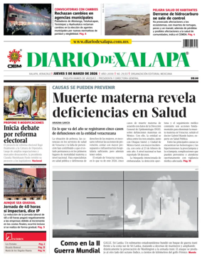 Cover of Diario de Xalapa