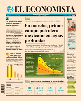 Cover of El Economista (Mexico)