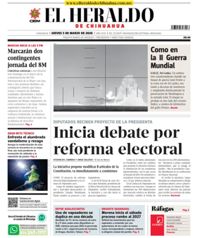 Cover of El Heraldo de Chihuahua