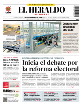 Cover of El Heraldo de Juarez