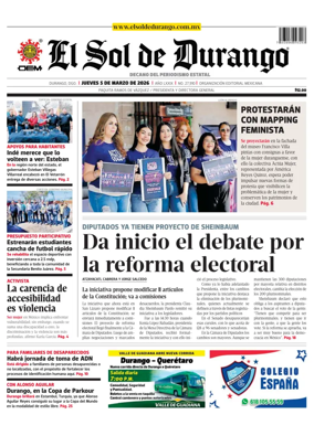 Cover of El Sol de Durango
