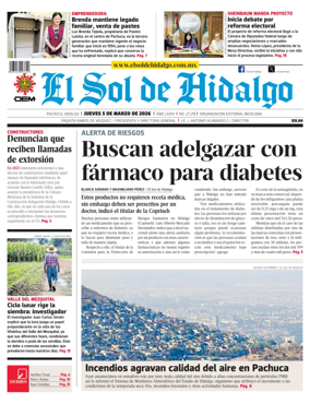 Cover of El Sol de Hidalgo