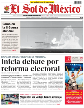 Cover of El Sol de Mexico