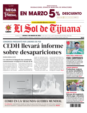 Cover of El Sol de Tijuana