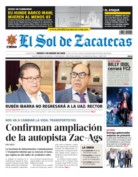 Cover of El Sol de Zacatecas