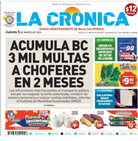 Cover of La Cronica