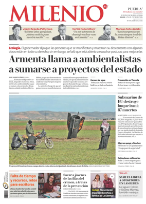 Cover of Milenio Puebla