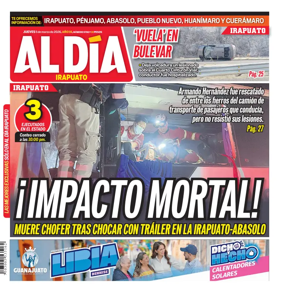 Cover of Periodico Al Dia (Irapuato)