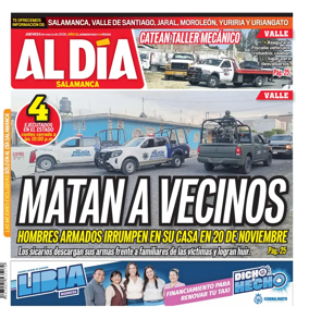 Cover of Periodico Al Dia (Salamanca)