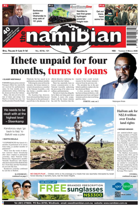 Cover of The Namibian