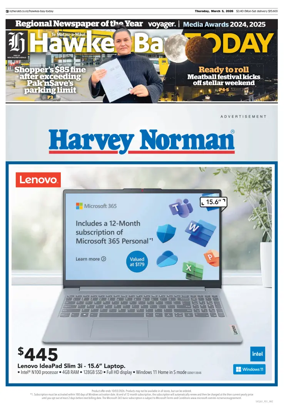 Cover of Hawke's Bay Today