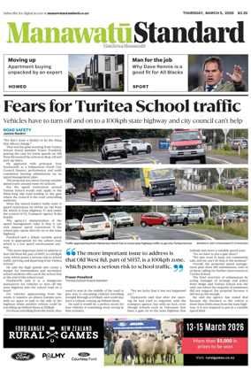 Cover of Manawatu Standard