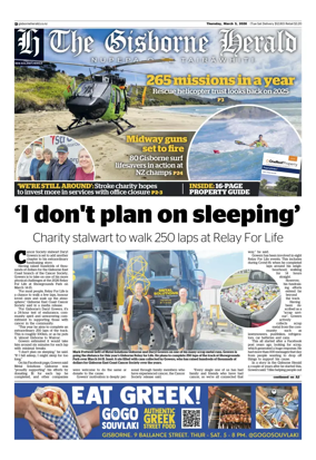 Cover of The Gisborne Herald