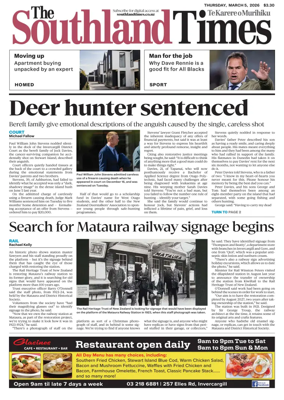 Cover of The Southland Times