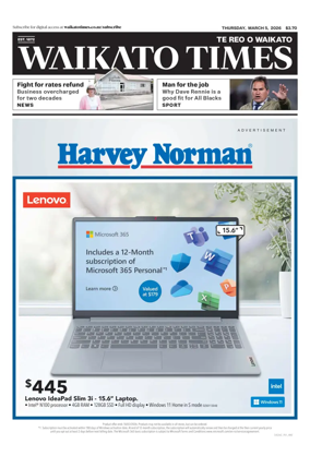 Cover of Waikato Times