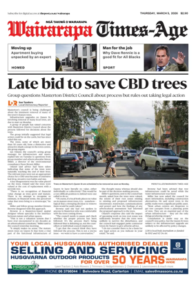 Cover of Wairarapa Times-Age (NZ)