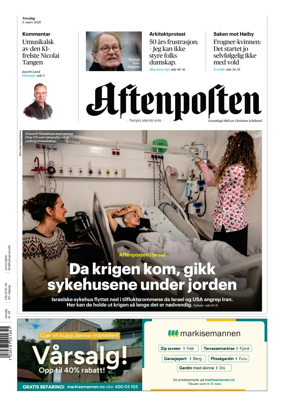 Cover of Aftenposten