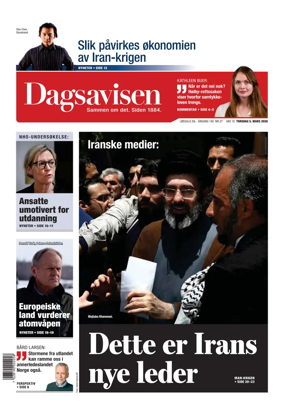 Cover of Dagsavisen