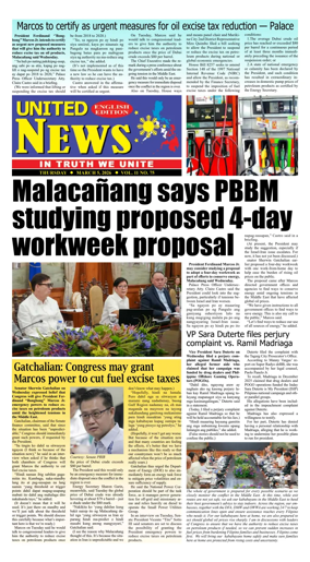 Cover of United News - English Edition