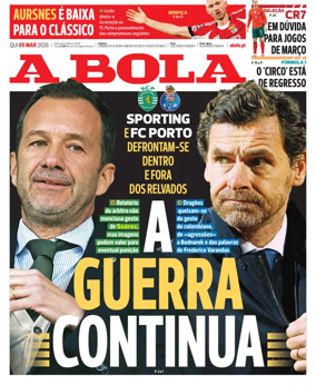 Cover of A BOLA (Portuguese)