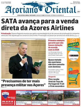 Cover of Acoriano Oriental