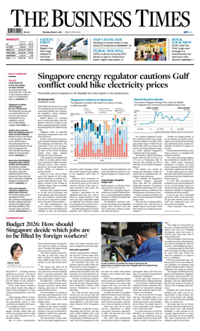 Cover of The Business Times