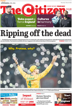 Cover of The Citizen (Gauteng)