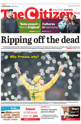 Cover of The Citizen (KZN)