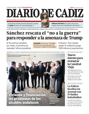 Cover of Diario de Cadiz