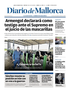 Cover of Diario de Mallorca