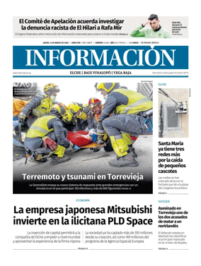 Cover of Diario Informacion (Elche y Vega Baja)