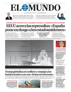 Cover of El Mundo Madrid