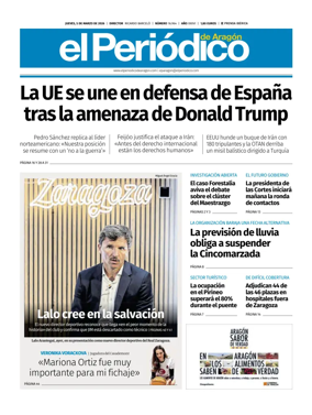 Cover of El Periodico Aragon