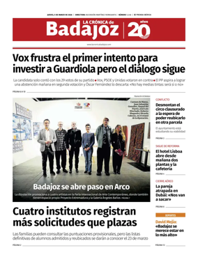 Cover of La Cronica de Badajoz BE