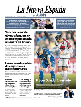 Cover of La Nueva Espana (Aviles)