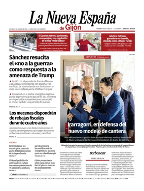 Cover of La Nueva Espana (Gijon)