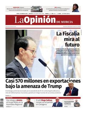 Cover of La Opinion de Murcia
